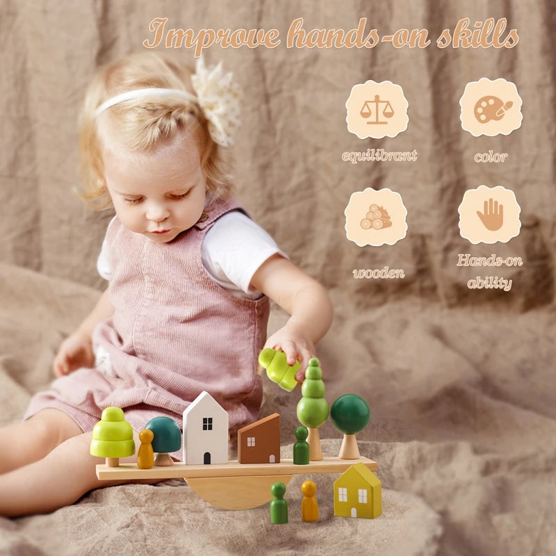 Wooden Stacking & Balancing Toy