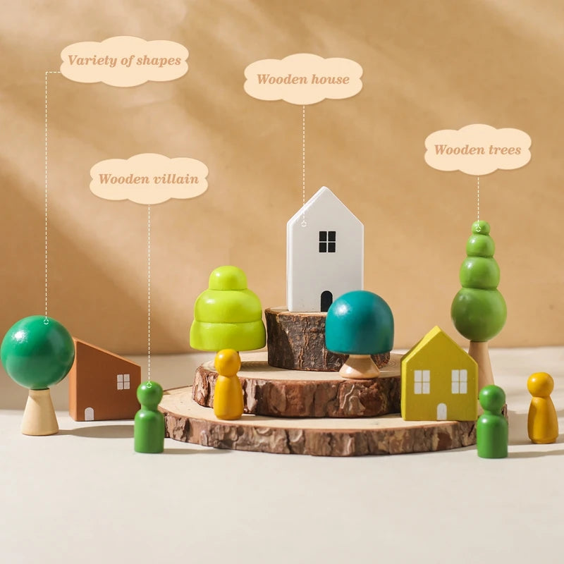 Wooden Stacking & Balancing Toy