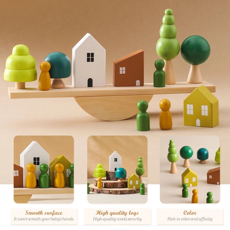 Wooden Stacking & Balancing Toy