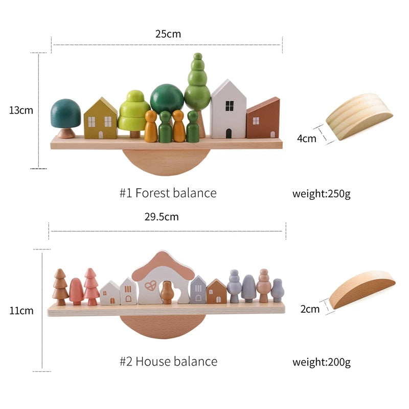 Wooden Stacking & Balancing Toy