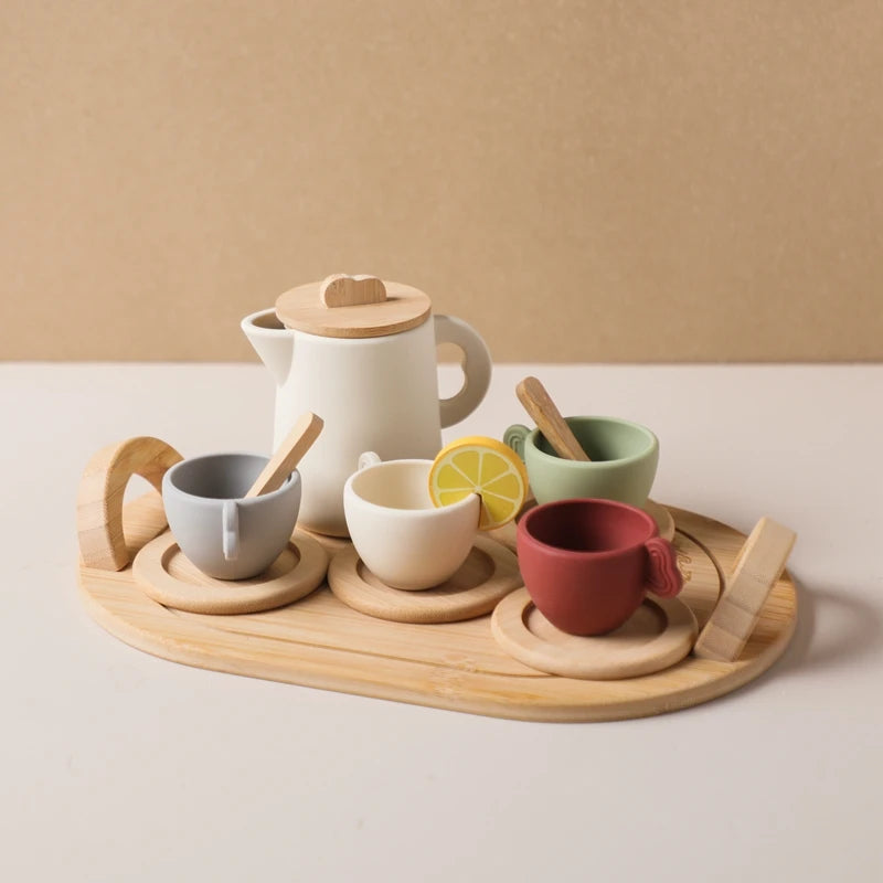 Wooden Tea Set
